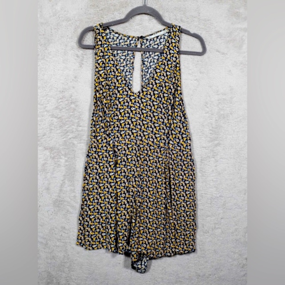 Zara viscose floral romper